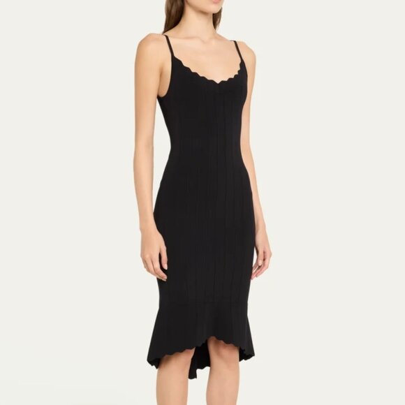 NEW L'Agence Asa Knit Midi Dress SIZE L#2278